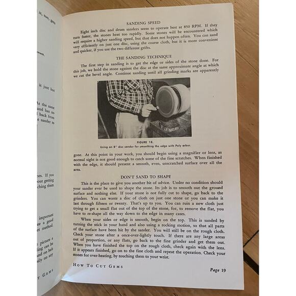 How to Cut Gems by Dan O'Brien Paperback Manual Booklet Book 1953 - Picture 4 of 5